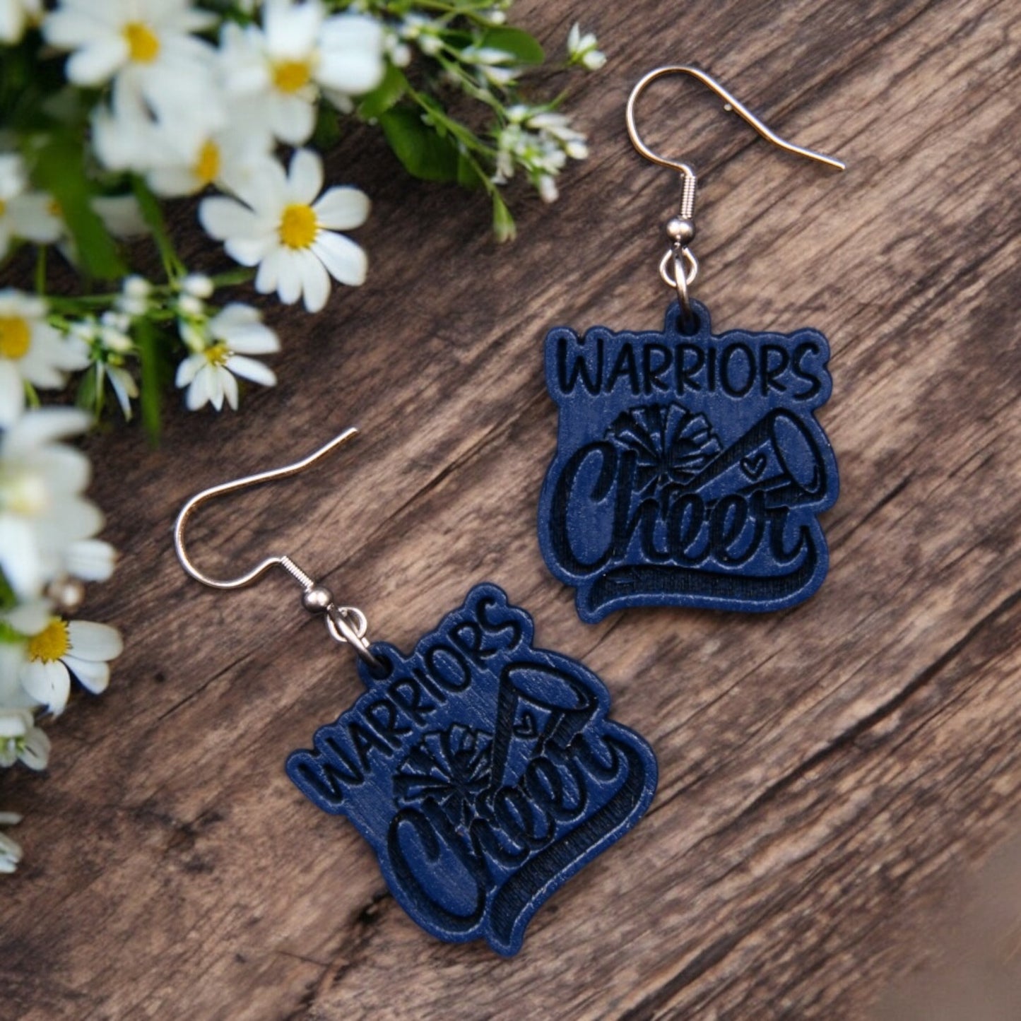 Cheerleading Sports Earrings - School, Team Spirit