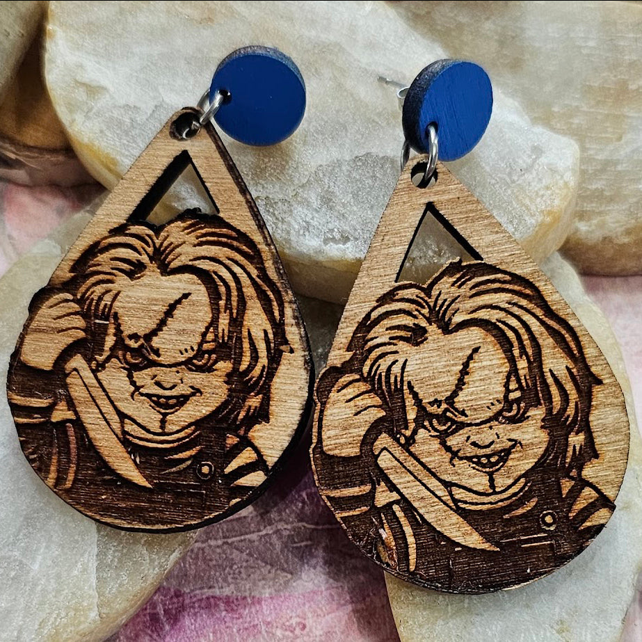 Chucky Halloween Earrings (Earrings-057)