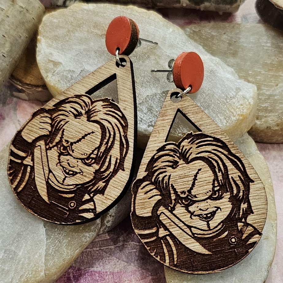 Chucky Halloween Earrings (Earrings-057)