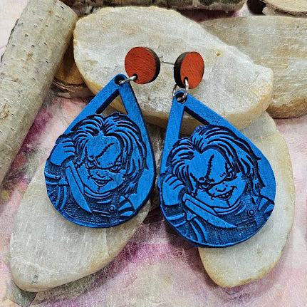 Chucky Halloween Earrings (Earrings-057)