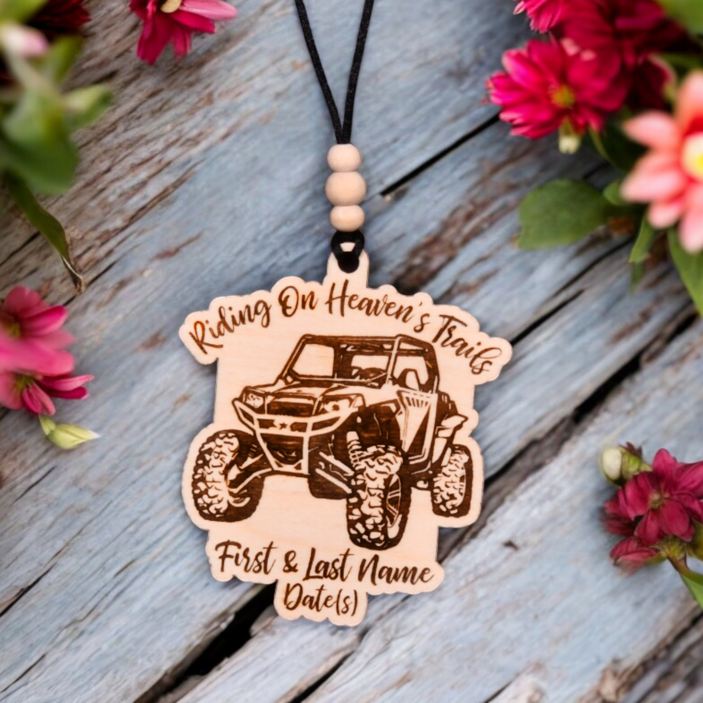 Side-By-Side, UTV Christmas Ornament or Mirror Hanger (SxS-001)