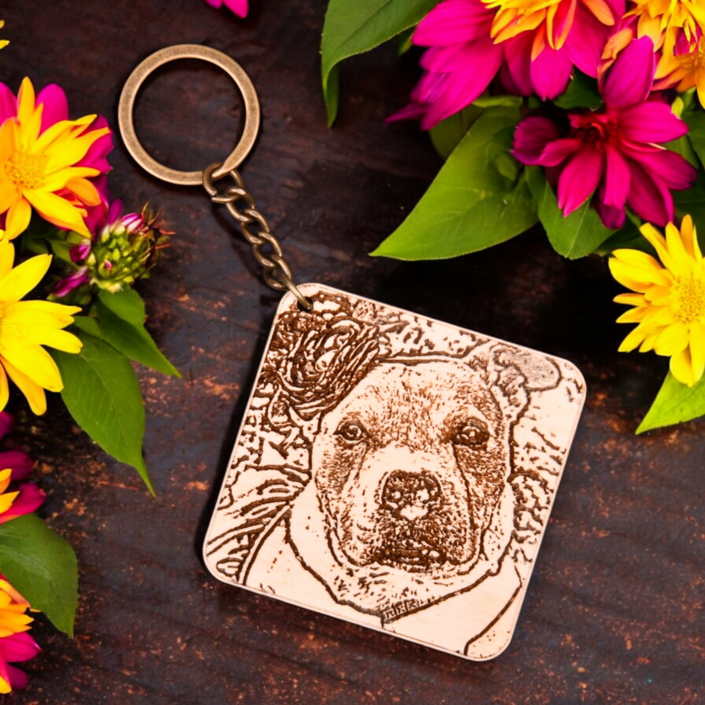 Engraved Photo Keychain - Style-0001