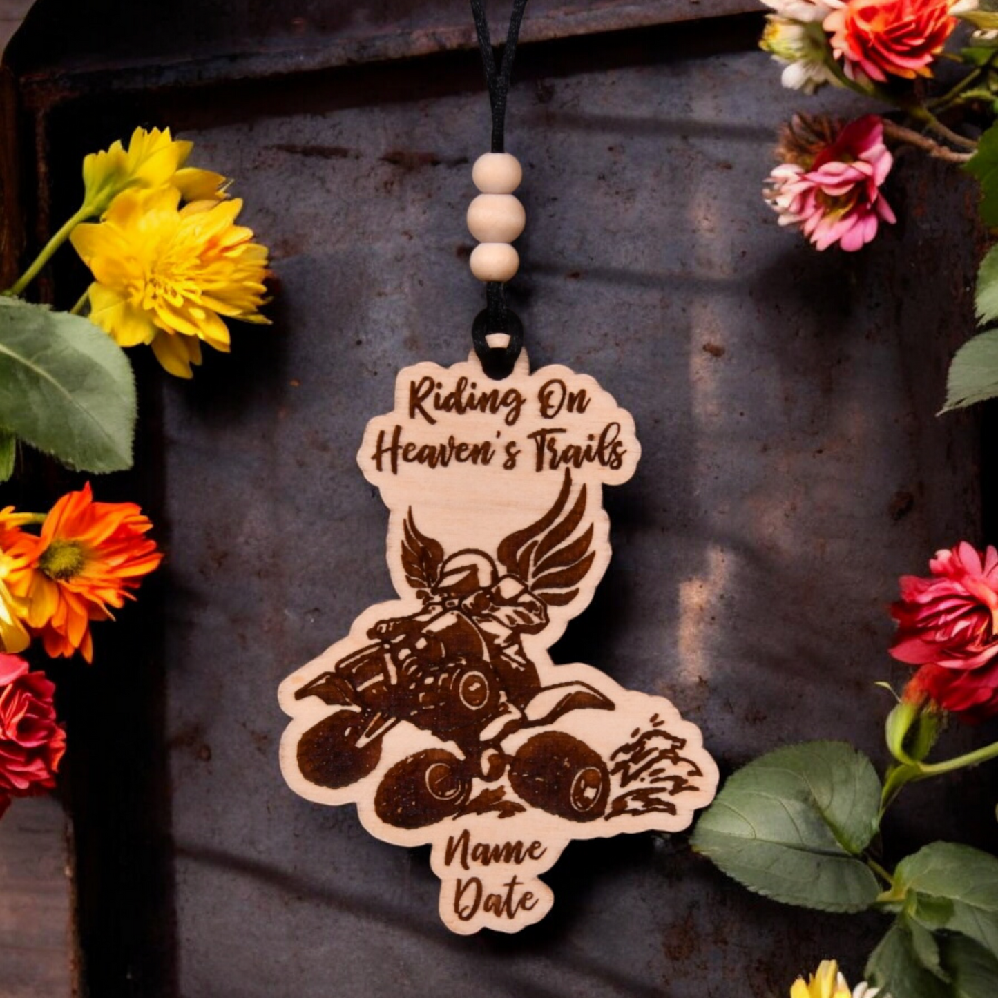 ATV - Four Wheeler Christmas Ornament or Mirror Hanger (ATV-001)