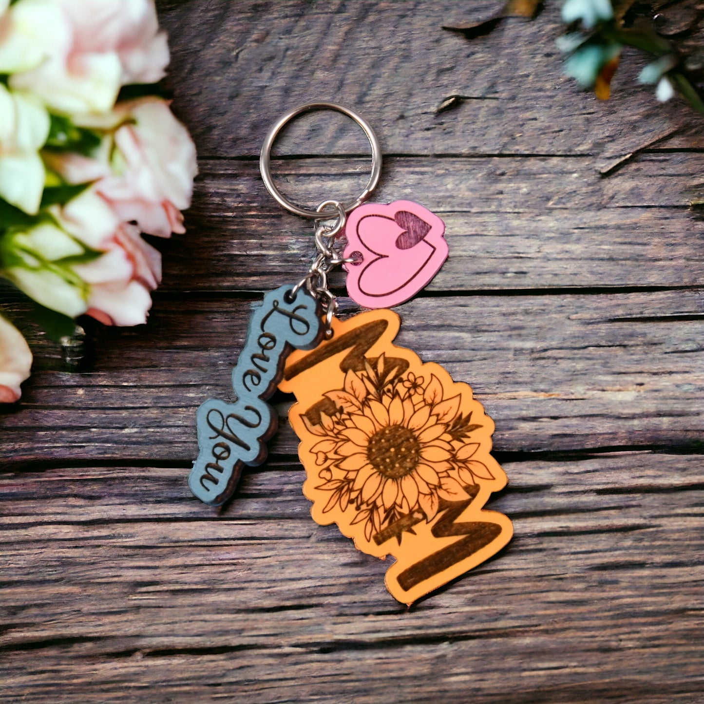 Mother's Day Charm Keychain