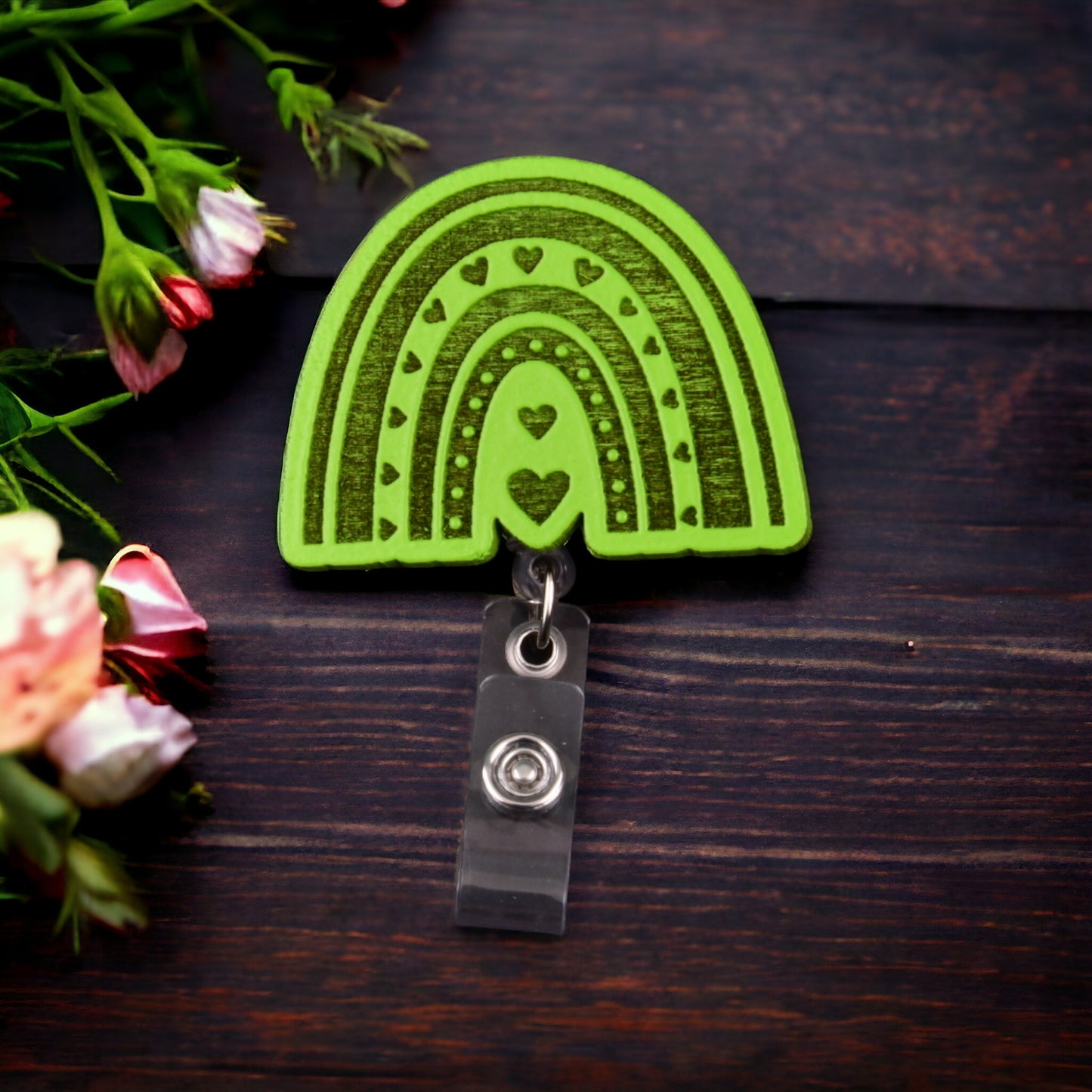 Rainbow Badge Reel for Nurse/Medical