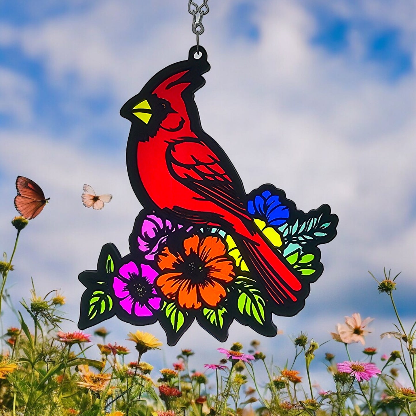 Cardinal Suncatcher