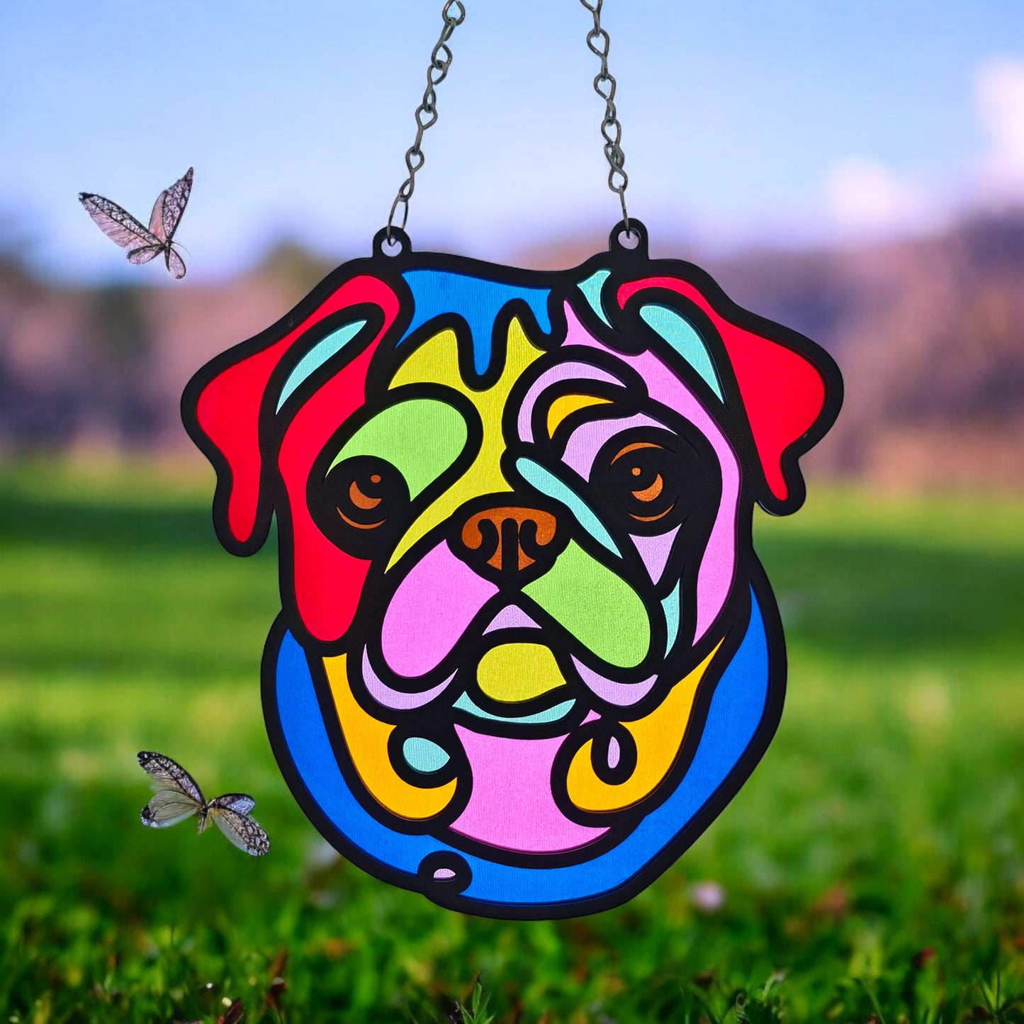 Scribble Pet Suncatcher - Pick Your Breed!