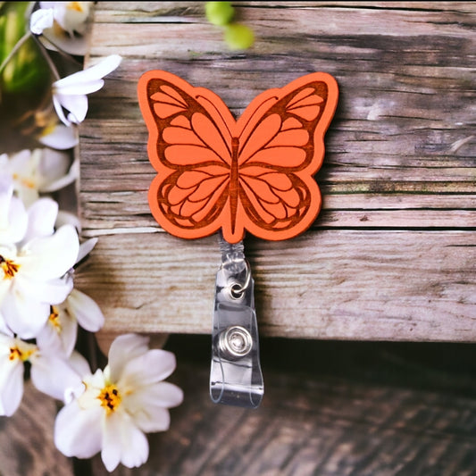 Butterfly Badge Reel for Nurse/Medical