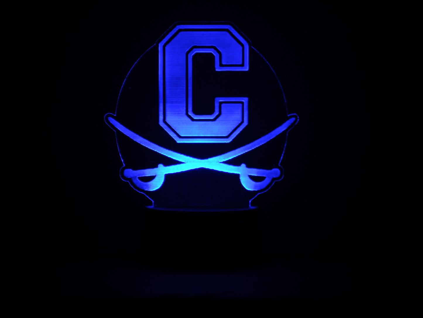 Chillicothe Cavaliers School Mascot Acrylic Illusion Light