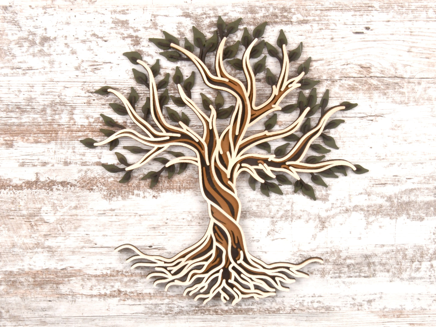 Tree Of Life Layered Wall Hanging