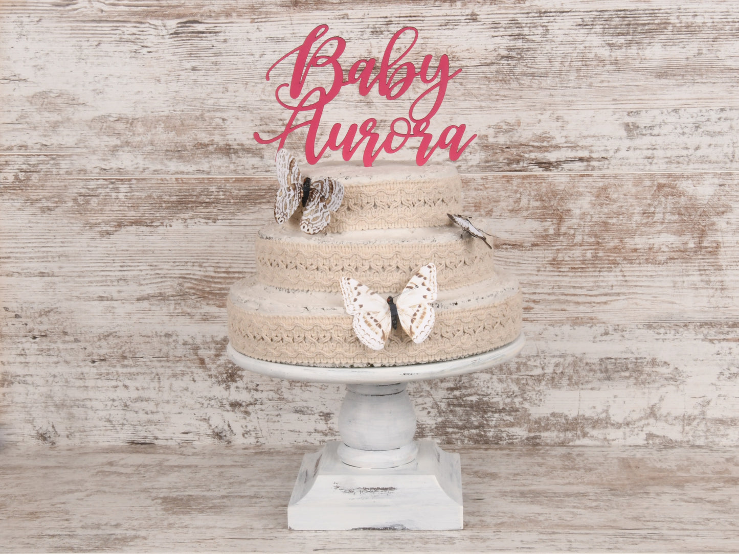Personalized Baby Name Cake Topper and Party Decor