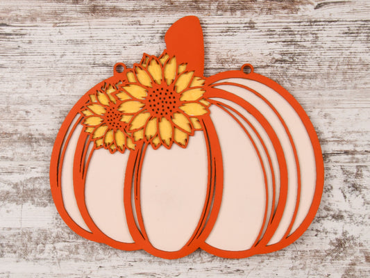 Fall Pumpkin Layered Sign or Door Hanger