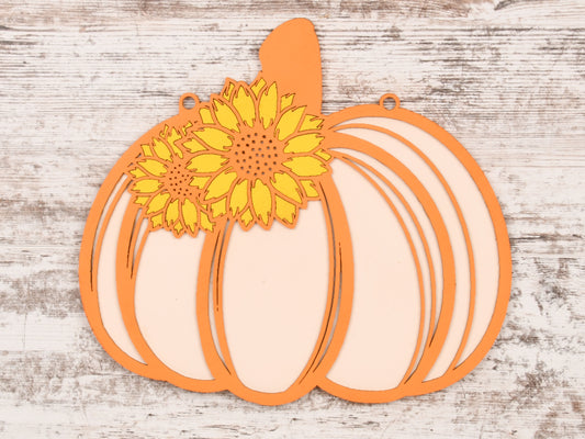 Fall Pumpkin Layered Sign or Door Hanger