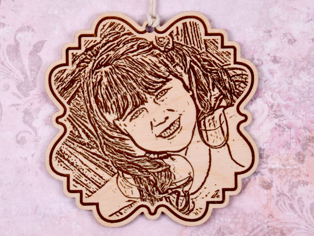 Photo Ornament or Mirror Hanger (ORN-Photo-004)