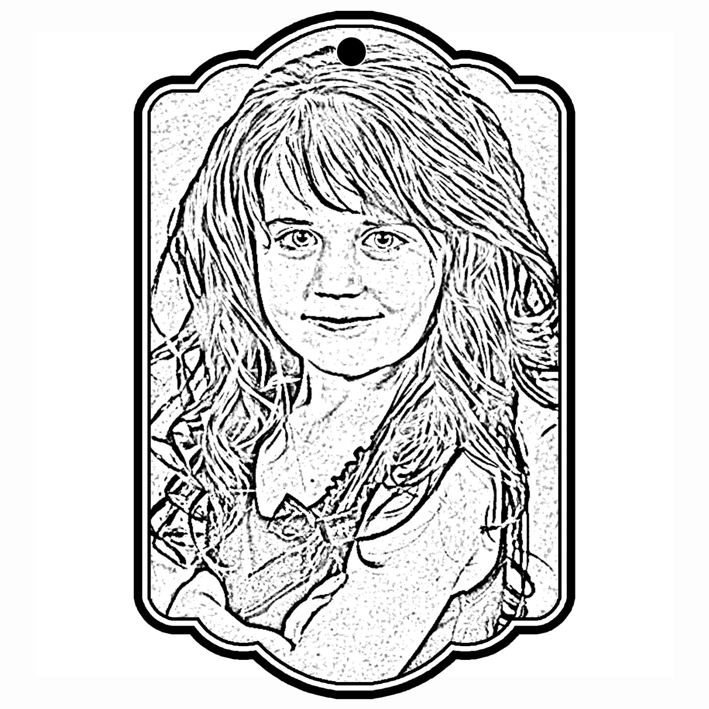 Photo Ornament or Mirror Hanger (ORN-Photo-005)