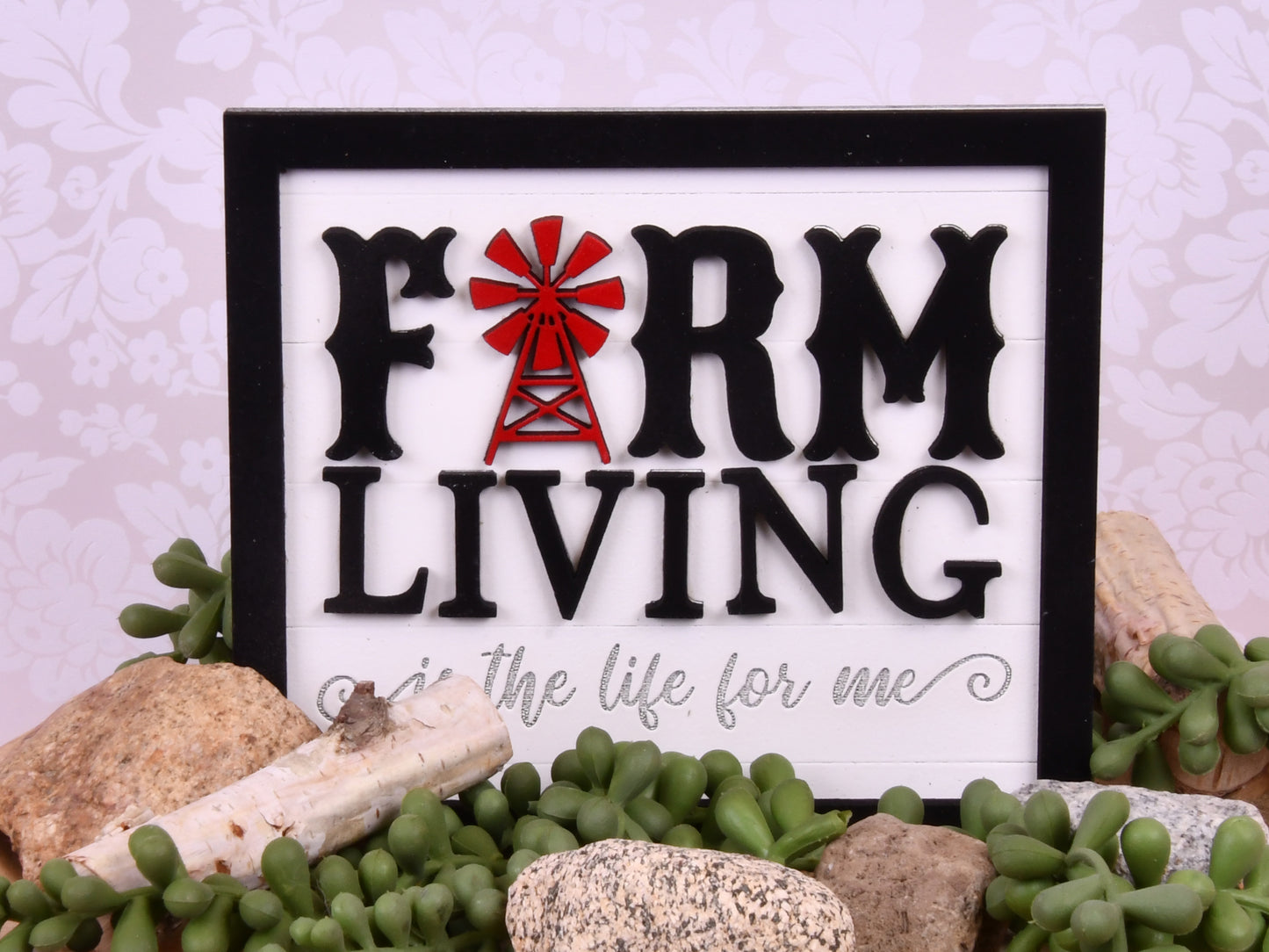Farm Living Tier Shelf Decor