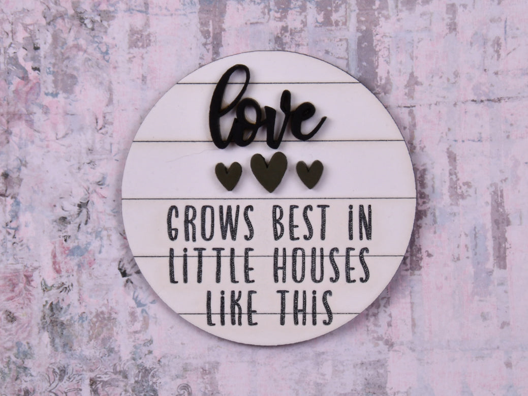 Love In Tiny House Tier Shelf Decor