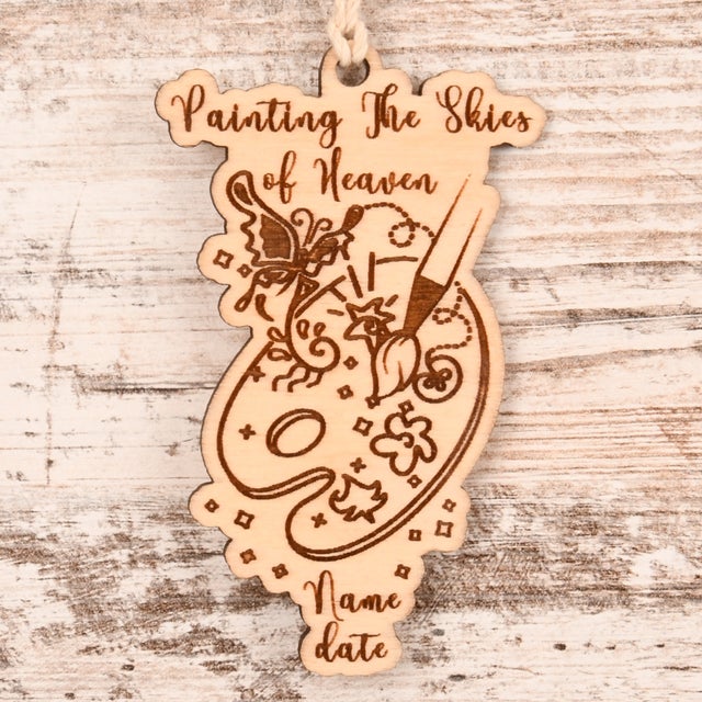 Artist Christmas Ornament or Mirror Hanger (Artist-001)