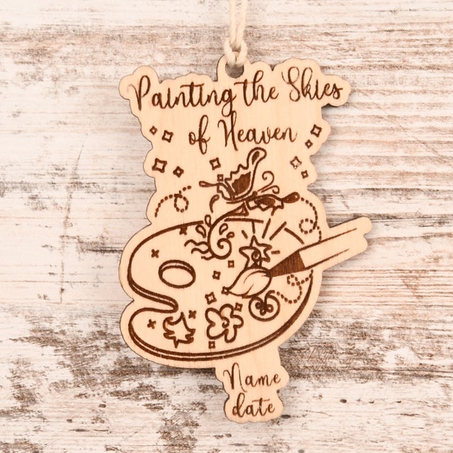 Artist Christmas Ornament or Mirror Hanger (Artist-001a)