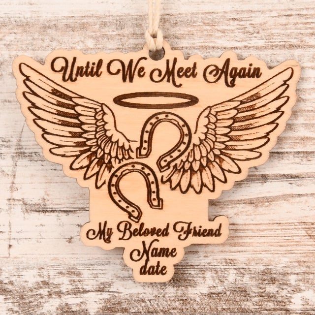 Horse Christmas Ornament or Mirror Hanger (Horse-003)