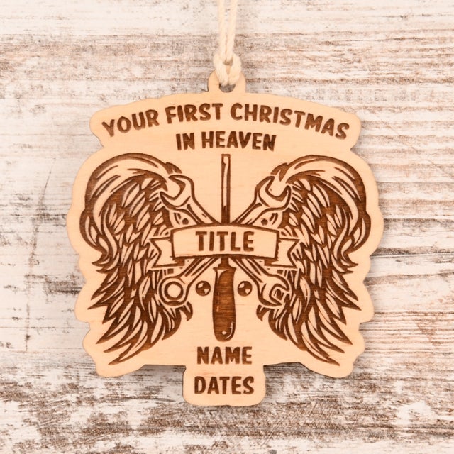 Mechanic Tools Christmas Ornament or Mirror Hanger (Mechanic-001)
