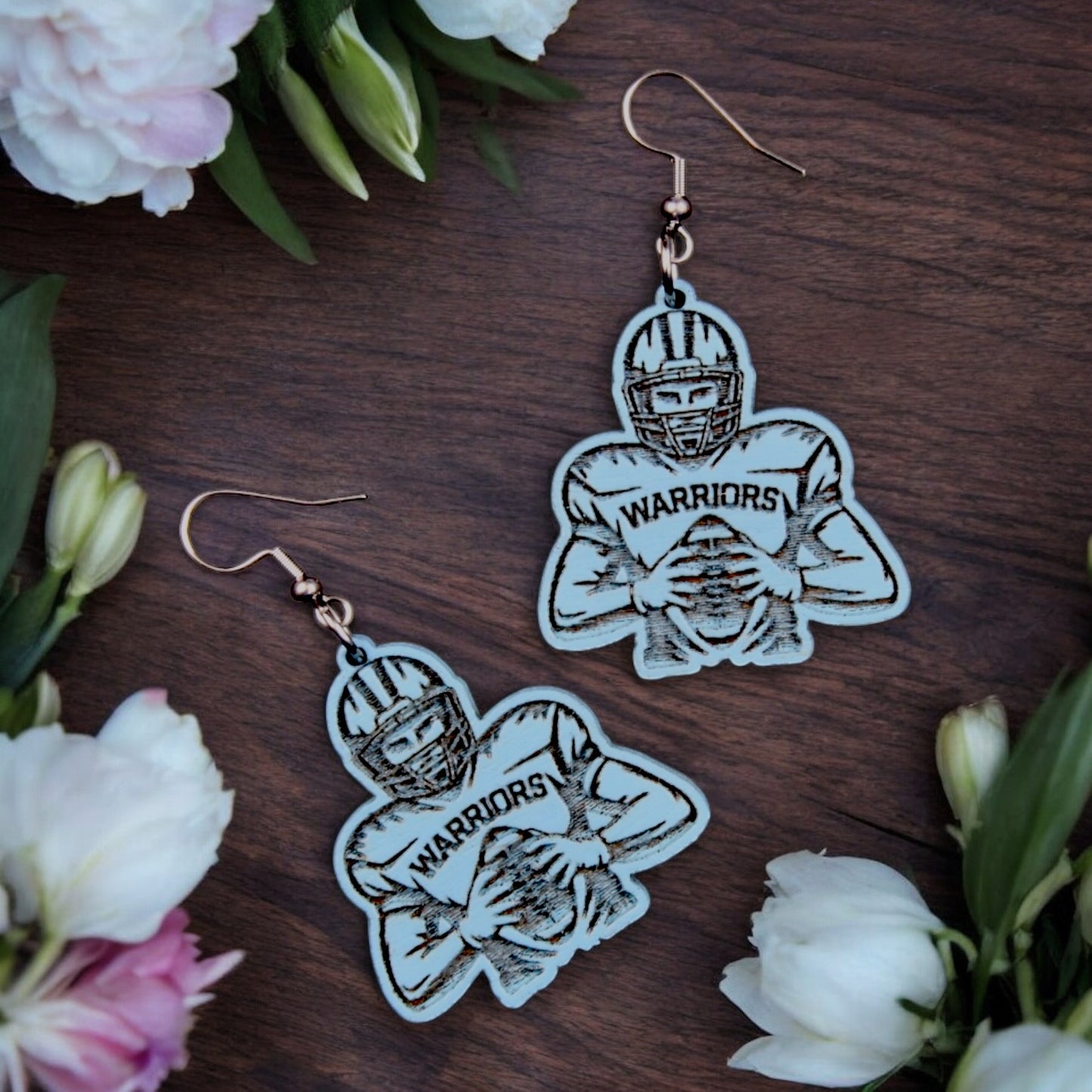 Football Sports Earrings - School, Team Spirit