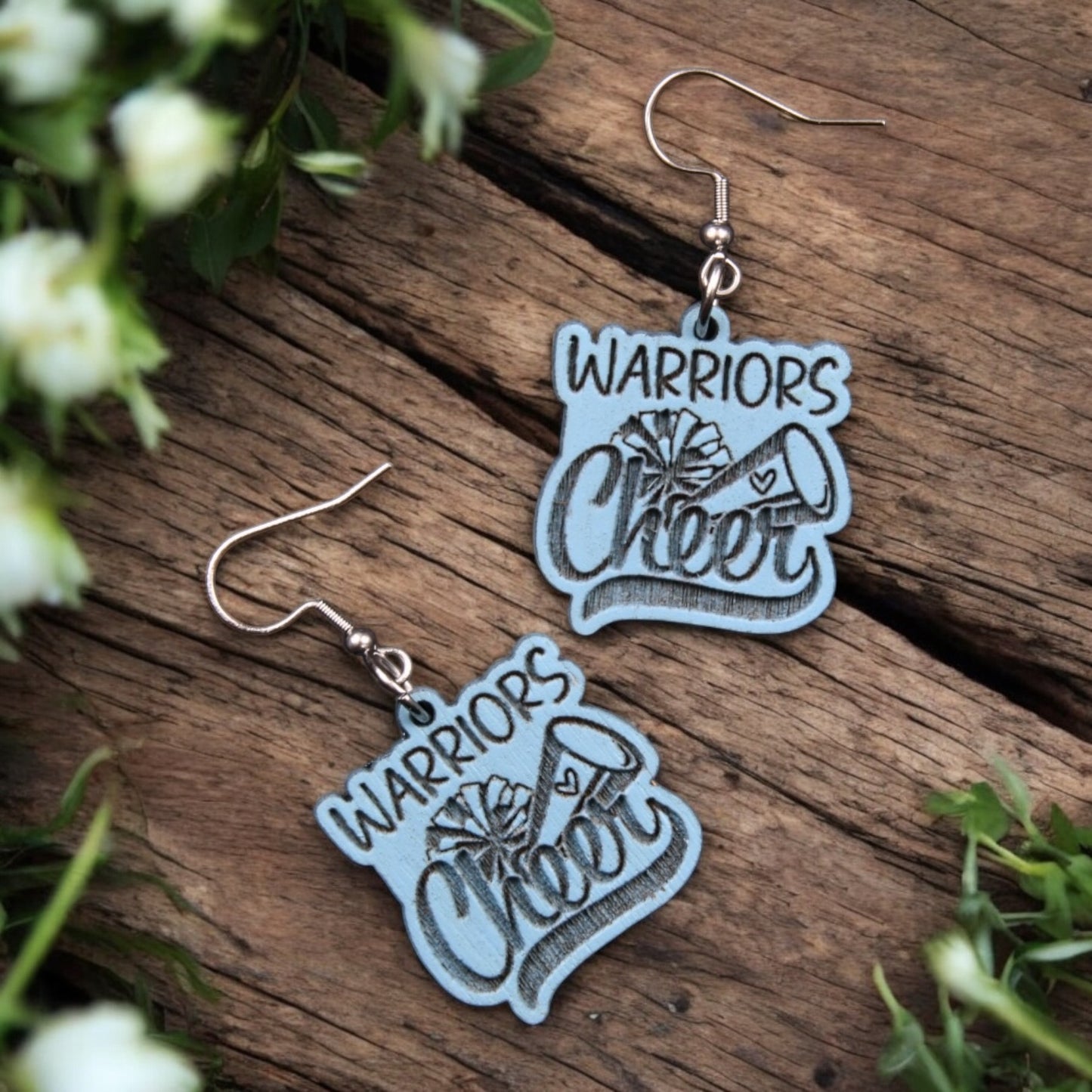 Cheerleading Sports Earrings - School, Team Spirit