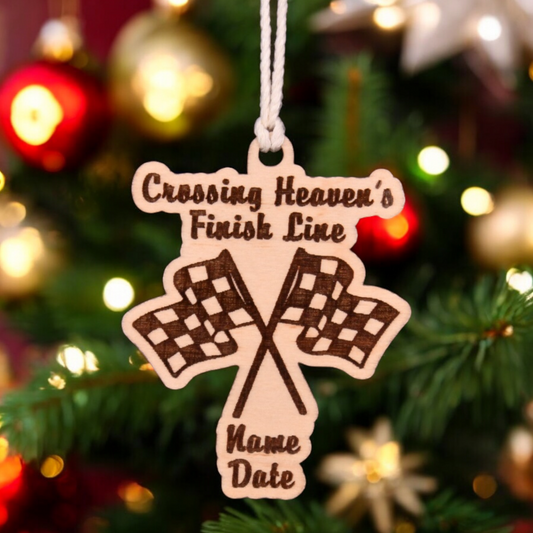 Racing Christmas Ornament or Mirror Hanger (Racing-001)