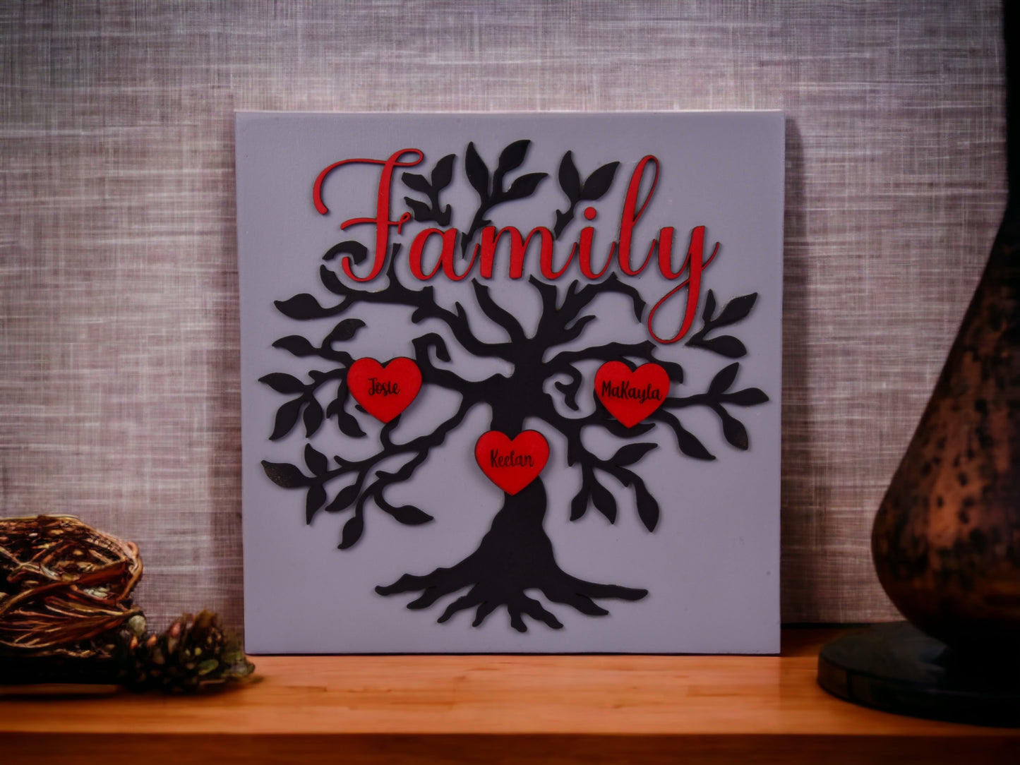 Family Name Tree Wall Hanging