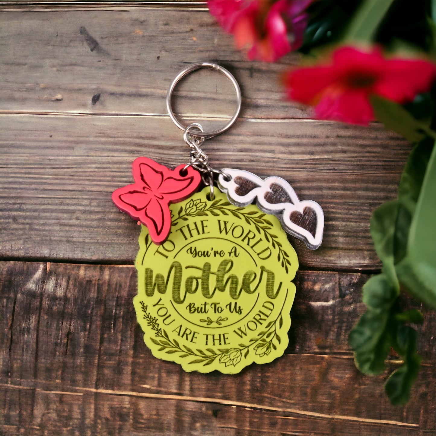 Mother's Day Charm Keychain