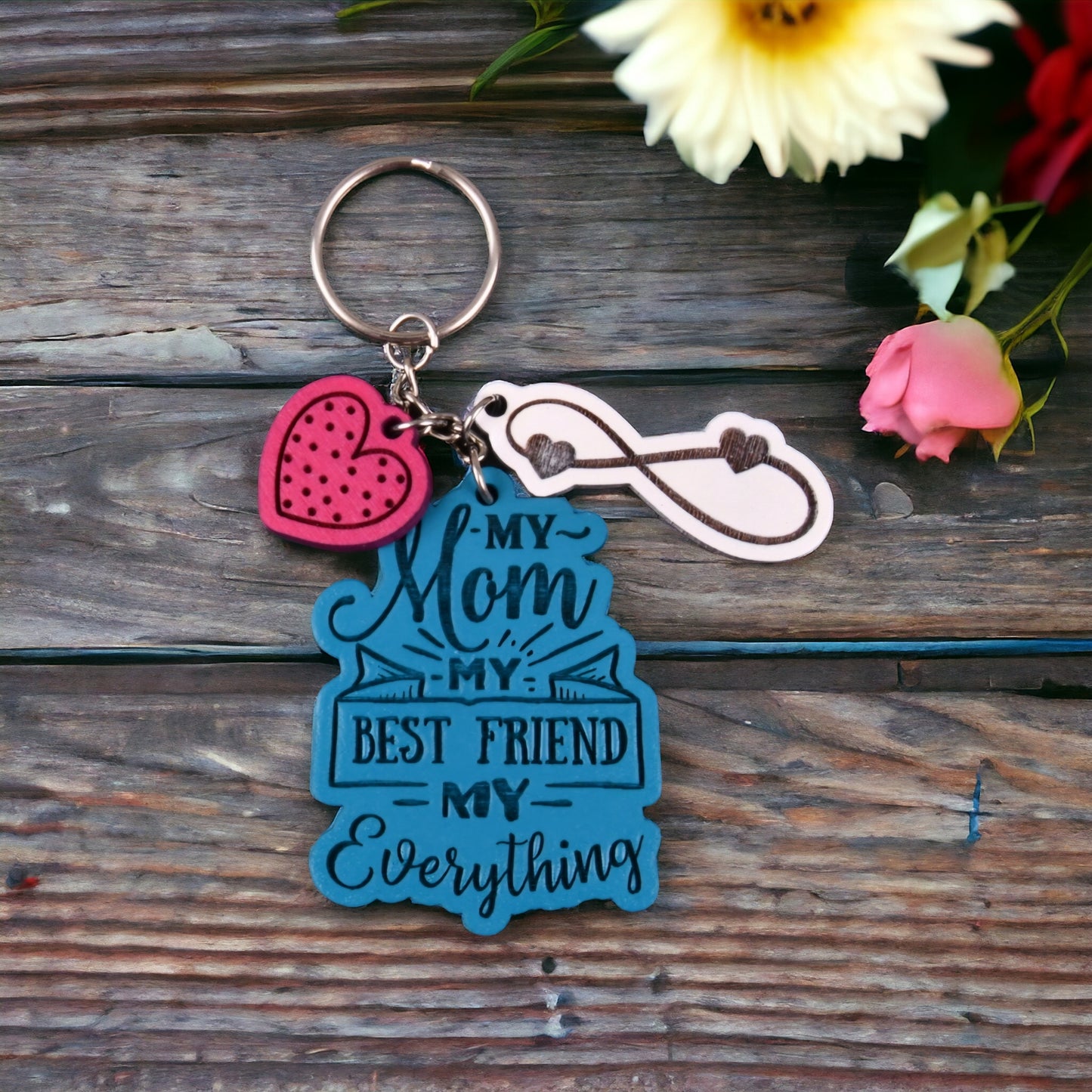 Mother's Day Charm Keychain
