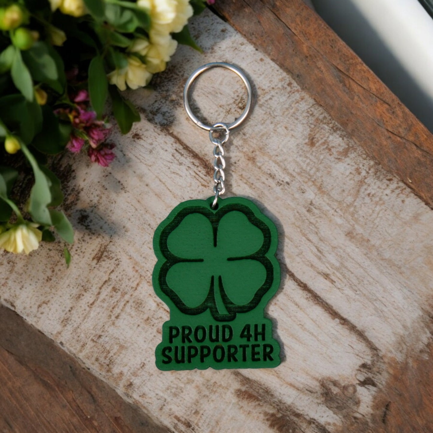 Buyer Thank You Keychain - Proud 4H Supporter