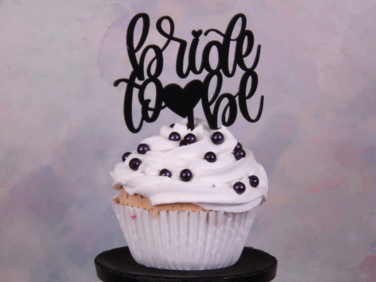 Cupcake Topper - Bride To Be