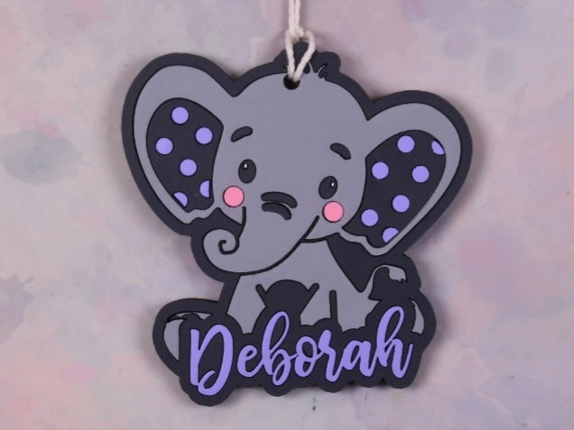 Elephant Tag (Gift Basket Ornament)