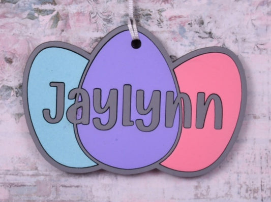Easter Eggs Tag (Gift Basket Ornament)