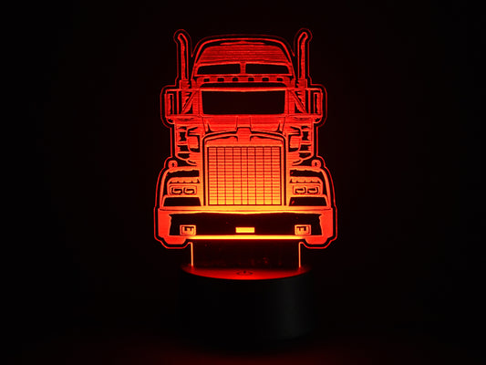 Semi Truck Acrylic Illusion Light