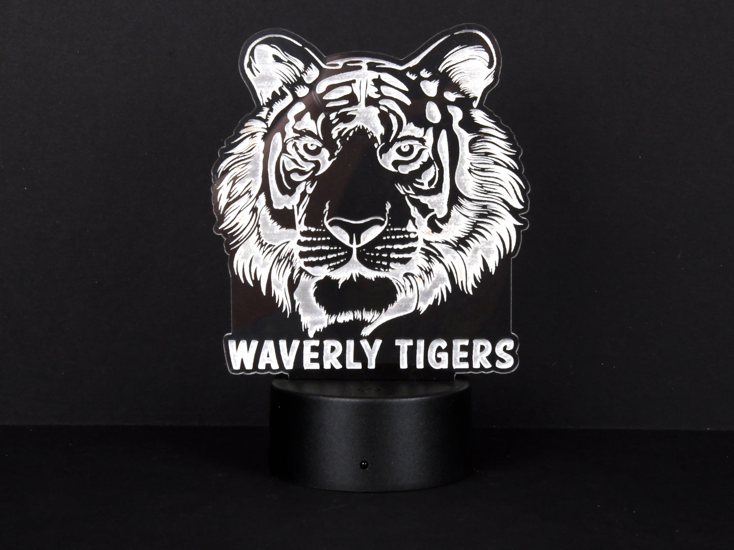 Waverly Tigers School Mascot Acrylic Illusion Light