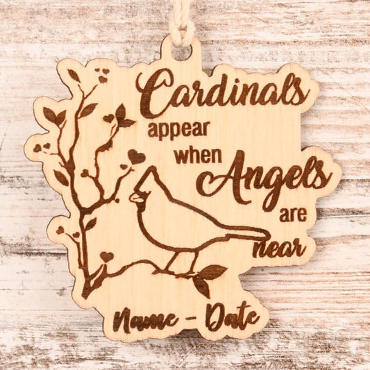 Cardinal Christmas Ornament or Mirror Hanger (Cardinal-001)